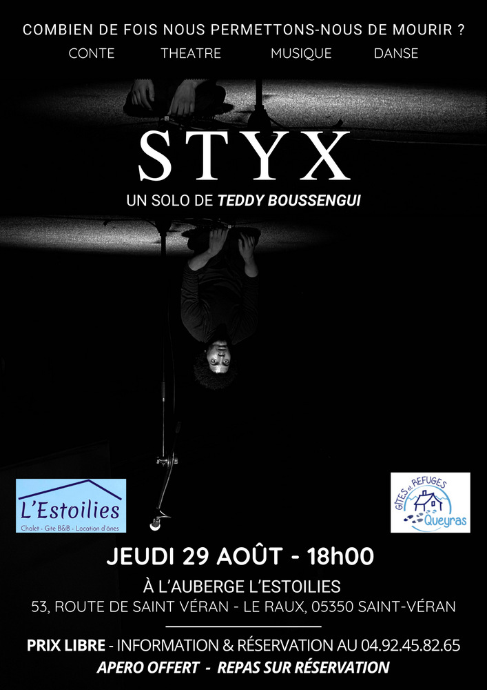 affiche spectacle styx